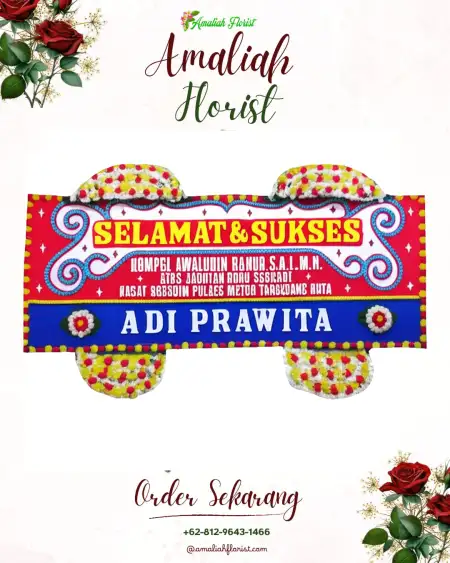 Papan Bunga Ucapan Selamat Sidorenggo